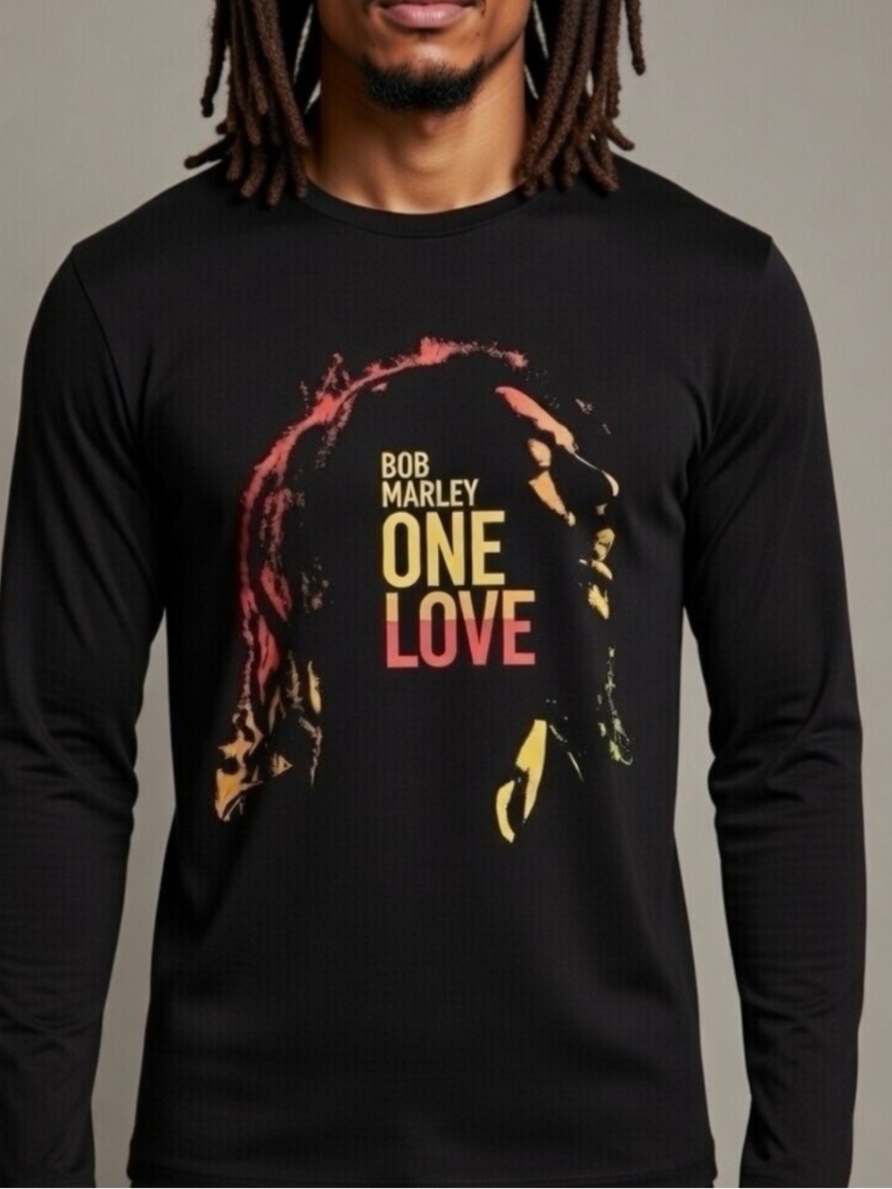 Tultex Bob Marley One Love Lon Sleeve T-Shirt